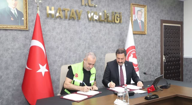 Hatay Valiliği ile Ahbap Derneği arasında protokol imzalandı