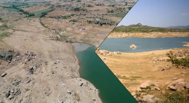 Edirne'ye içme suyu sağlayan barajın doluluk oranı yüzde 23 seviyesine düştü
