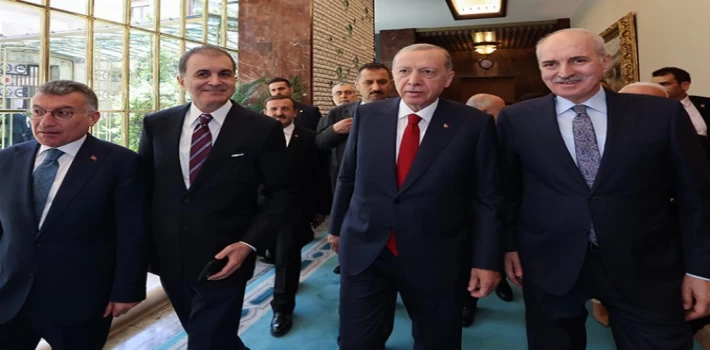 Erdoğan’dan Kurtulmuş’a ziyaret