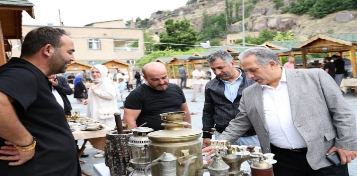 Kayseri Talas’ta Antika Pazarı heyecanı