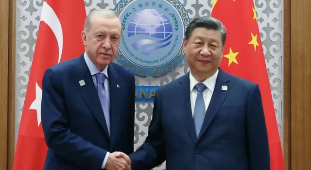 Cumhurbaşkanı Erdoğan, Astana'da Çin Devlet Başkanı Cinping ile bir araya geldi