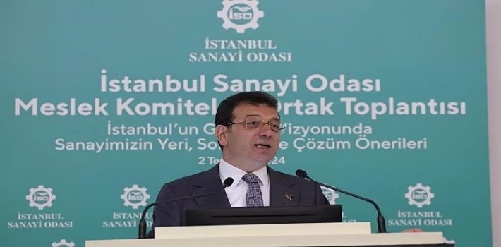 Ekrem İmamoğlu, &apos;İstanbul Sanayi Odası Meslek Komiteleri Ortak Toplantısı’nda konuştu