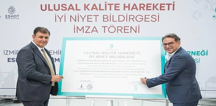 ESHOT Ulusal Kalite Hareketi’ne katıldı