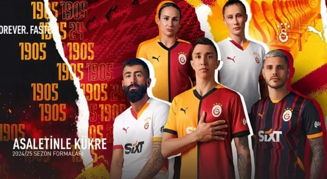 Galatasaray 2024-25 sezonu formalarını tanıttı!