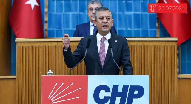 Özgür Özel partisinin grup toplantısında konuştu