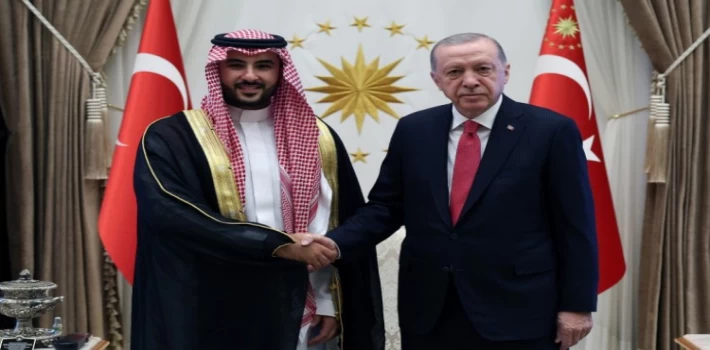 Suudi Arabistan Savunma Bakanı Beştepe’de