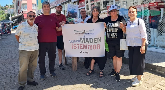 Artvin Arhavi'de, cumartesi günü maden aramalarını protesto yürüyüşü gerçekleştirilecek