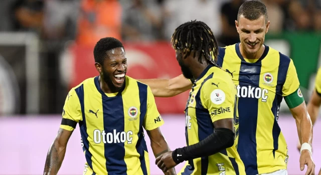 Fenerbahçe'den farklı galibiyet: 5 golden 3'ünü Fred attı