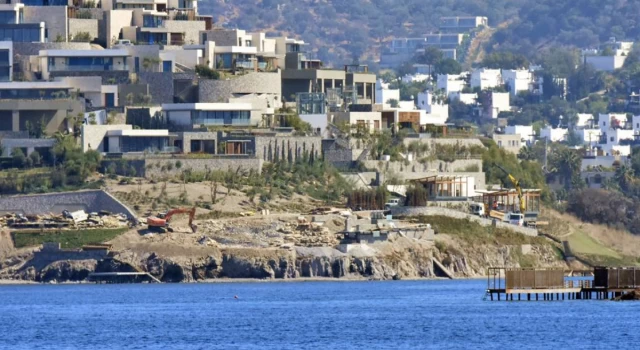 Kaçak yapıyla mücadele eden Bodrum Belediyesi'nden kaçak bina