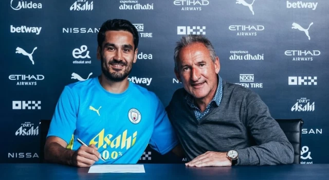 Manchester City, İlkay Gündoğan'ı kadrosuna kattığını açıkladı