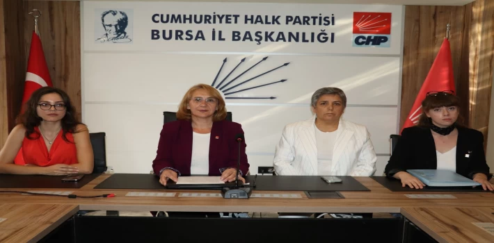 Bursa’da CHP’li kadınlardan sert tepki!