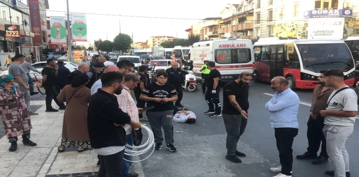 Düzce’de motosikletli yayalara çarptı: 3 yaralı