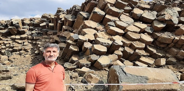 Harran Üniversitesi Öğretim Üyesinin Girişimleriyle Siverek’te Keşfedilen Bazalt Sütunları Koruma Altına Alındı