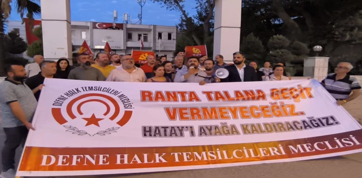 Hatay Defne’den ’bankamatik memurları’na tepki!