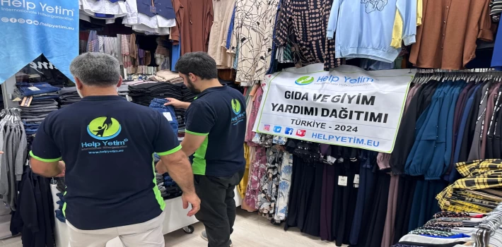 Help Yetim Türkiye’de yardım faaliyetlerini sürdürüyor