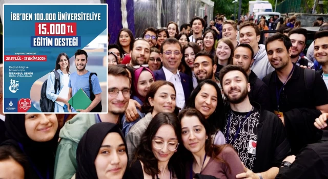 İBB, 100 bin öğrenciye 15 bin TL eğitim desteği veriyor