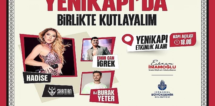 Cumhuriyet Bayramında Toplu Ulaşım Ücretsiz Olacak ve Büyük Konser Sizi Bekliyor Emir Can İğrek ve Hadise Sahne Alacak