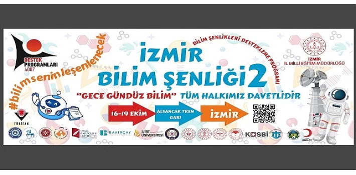 İzmir’de Bilim ve Teknoloji Rüzgârı: TÜBİTAK 4007 Bilim Şenliği-2 Gece-Gündüz Bilim Başlıyor.