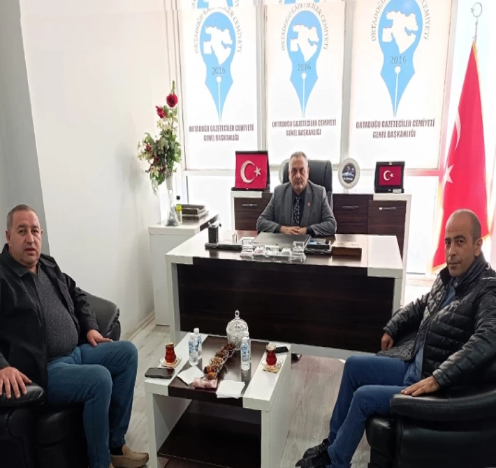 Mesut Demir ve İsrafil Avcı’dan Ağrı’da OGC Genel Başkanı Aydın’a ziyaret