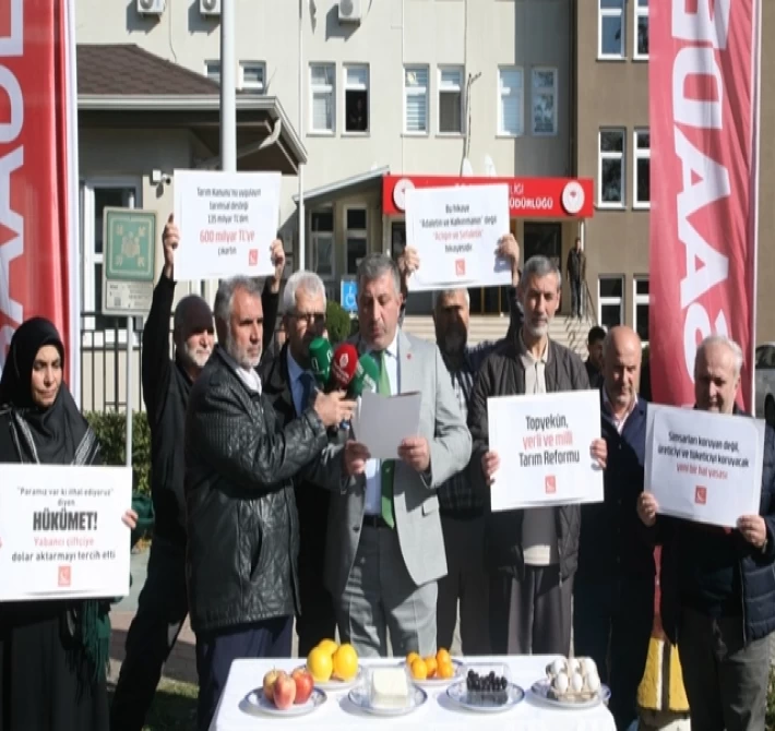 Saadet Partililer Bursa’dan seslendi: Çiftçine sahip çık!