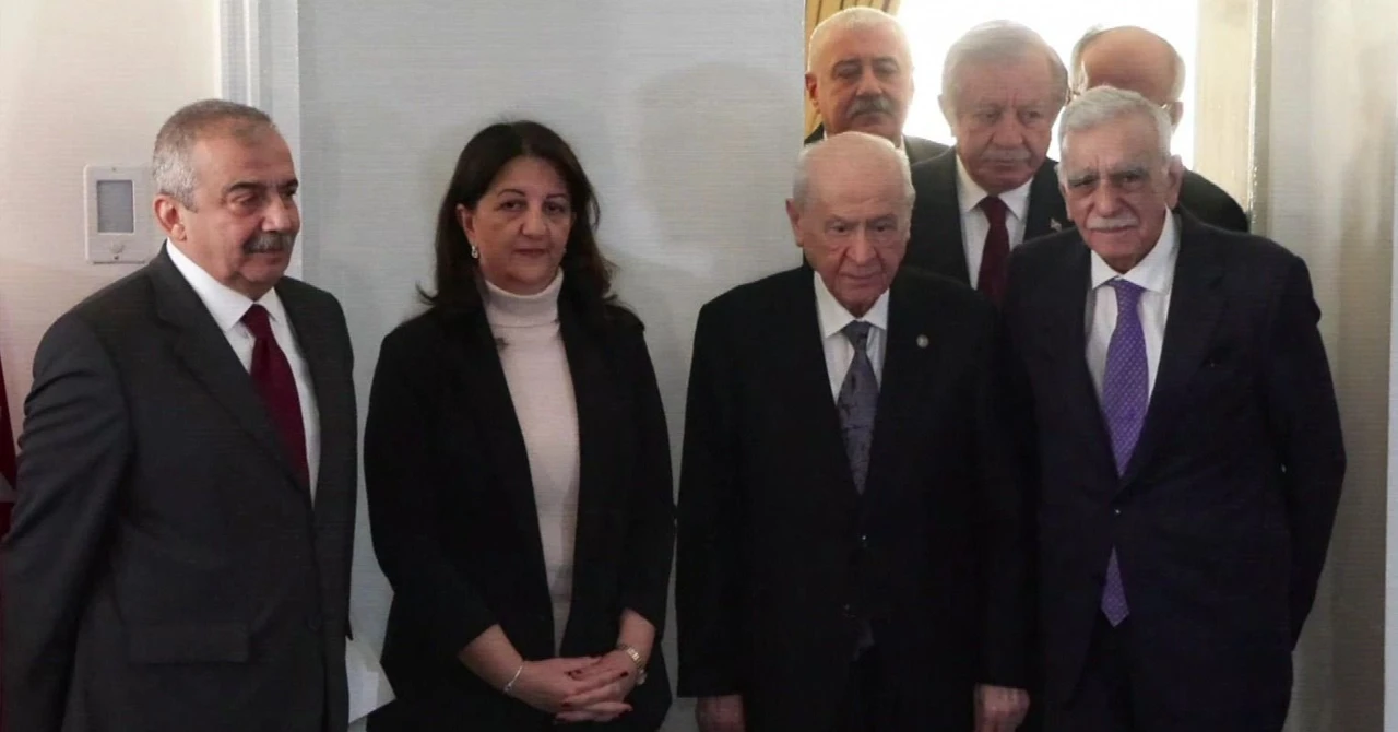 DEM Parti'nin Devlet Bahçeli ile olan görüşmesi sona erdi