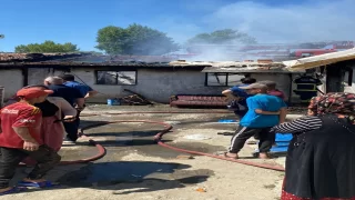 Kastamonu’da çıkan yangında bir ev kullanılamaz hale geldi