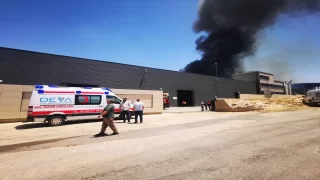 GÜNCELLEME  Gaziantep’teki fabrika yangınına müdahale ediliyor