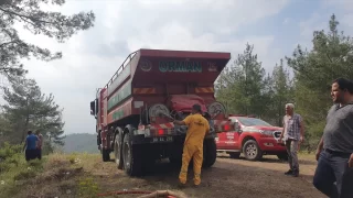 Osmaniye’de çıkan orman yangınına müdahale ediliyor