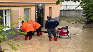 Çorum’da sağanak etkili oldu