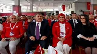 Sağlık Bakanı Koca Türkiye Kızılay Derneğinin Olağanüstü Genel Kuruluna katıldı: