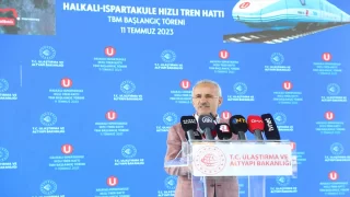 HalkalıKapıkule Hızlı Tren Projesi’nin üçüncü fazında tünel açma çalışmaları başladı