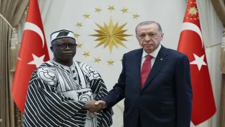 Burkina Faso’nun Ankara Büyükelçisi Some, Cumhurbaşkanı Erdoğan’a güven mektubu sundu