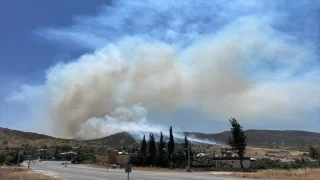 Kahramanmaraş’ta çıkan orman yangınına müdahale ediliyor