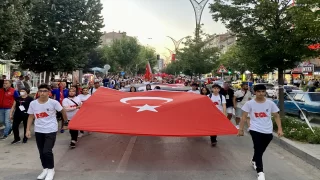 İç Anadolu’da 6 ilde, 15 Temmuz Demokrasi ve Milli Birlik Günü dolayısıyla yürüyüş düzenlendi