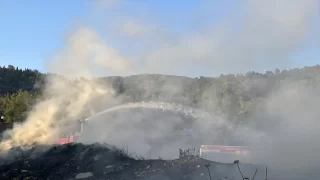 Fethiye’de otluk alanda çıkan yangın söndürüldü