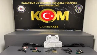 Çanakkale merkezli kaçak silah ticareti operasyonunda 6 sanık yakalandı