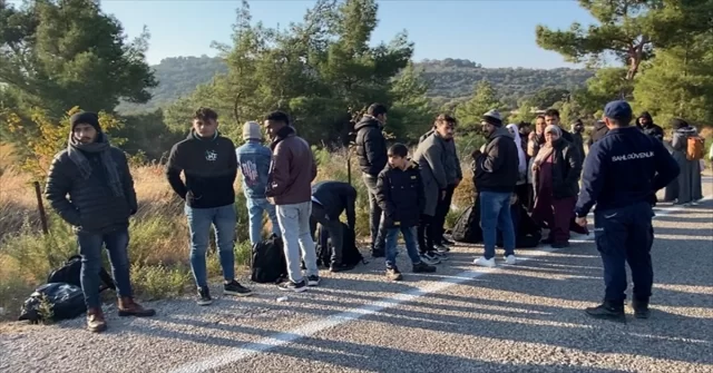 Çanakkale’de 27 düzensiz göçmen yakalandı