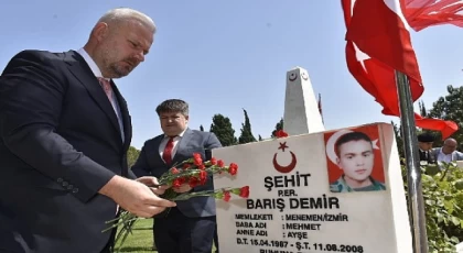 15 Temmuz şehitleri Menemen’de dualarla anıldı