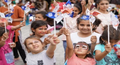 Adıyaman Konteynır Kent’teki çocuklara ILO morali