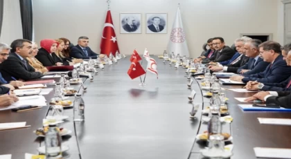 Bakan Tekin KKTC’li mevkidaşını ağırladı