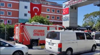 Bakırköy Dr. Sadi Konuk Eğitim ve Araştırma Hastanesi’nde çıkan yangın söndürüldü