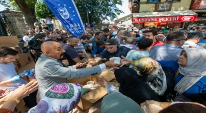 Bursa’da aşure kazanları birlik için kaynadı