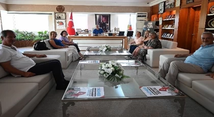 CHP Kemer Kadın Kollarından Başkan Topaloğlu’na ziyaret