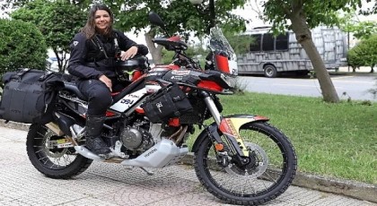 Gülşah Merve Yüksel Motosikletiyle Dünya Turuna Başladı!