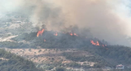 Hatay Antakya’daki yangına müdahale sürüyor