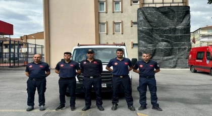 Kayseri itfaiyesi sel mağdurlarının yanında