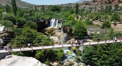 Konya’da Yerköprü Şelalesi yeni cazibe merkezi