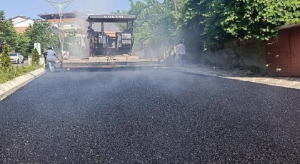 Kuruçeşme Muammer Aksoy Caddesi asfaltlandı