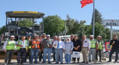 Kütahya’da personeli serinleten ikram