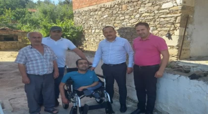 Manisa Büyükşehir’en akülü sandalye desteği